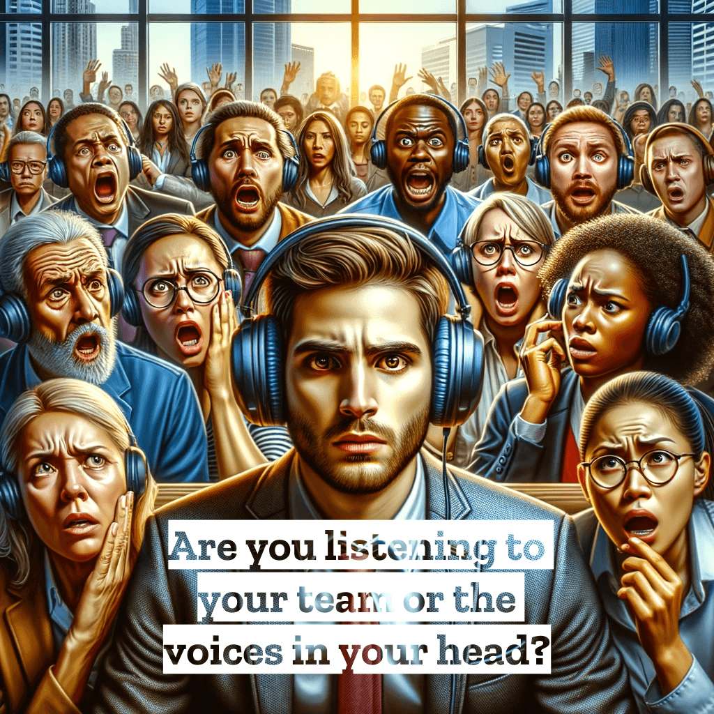 Are you listening to your team or the voice in your head?