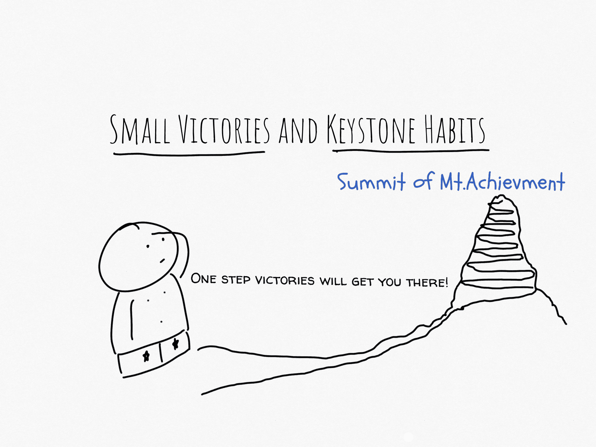 Keystone Habits, Small victories