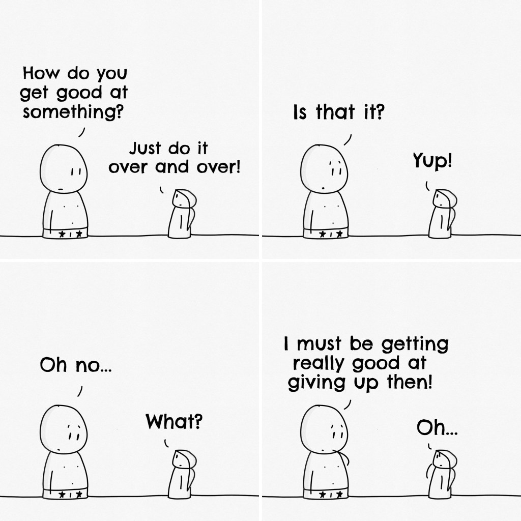 Getting good at things we don’t want&nbsp;to…